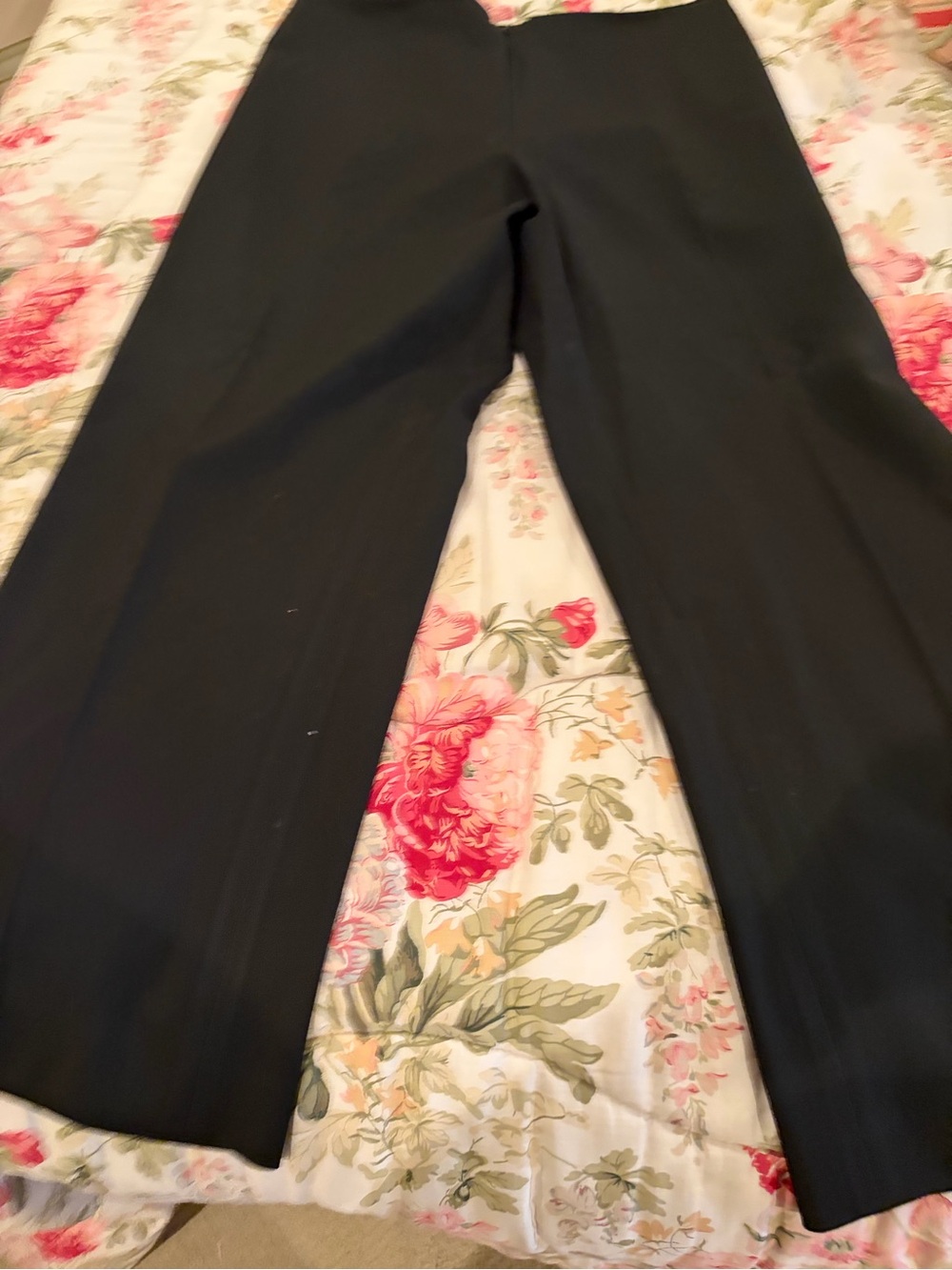 Fabrizio Gianni Black Wide-Leg Women’s Pants tailored to size 10
